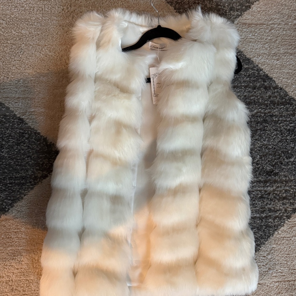 Faux fur vest